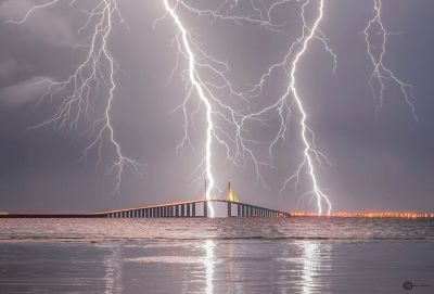 The Sunshine Bridge in Tampa, Florida
