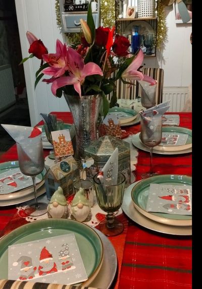 Misty's beautiful flowers from Trisha and Liam
