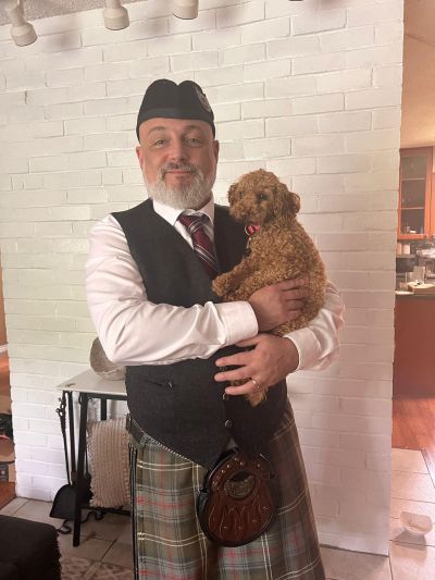 Colin in his band uniform - Pugwashf
