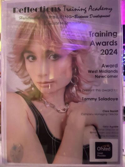 Tammy's Award that she won
