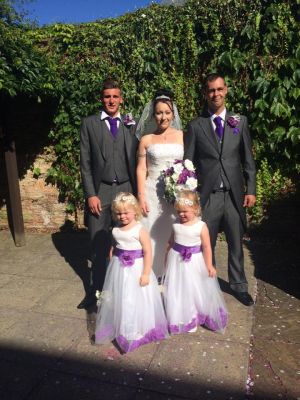 my oldest sons wedding day 
